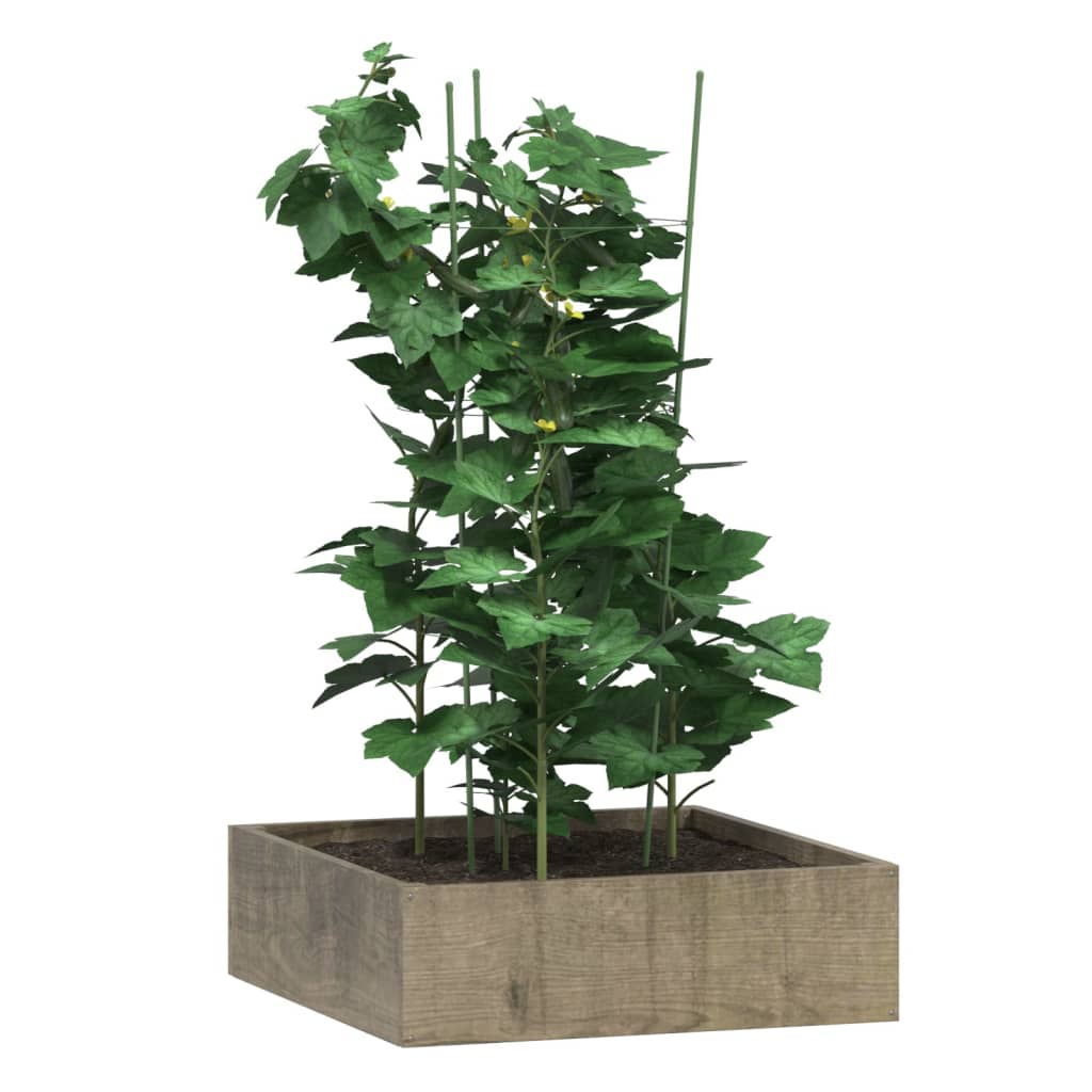 vidaXL Garden Plant Support Set of 5 Green