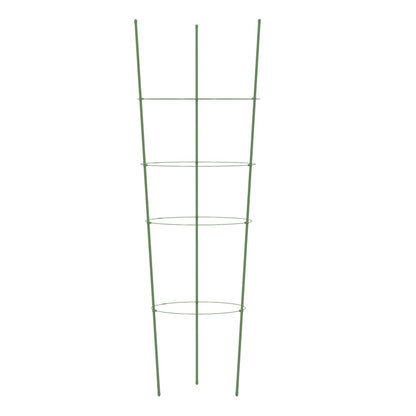 vidaXL Garden Plant Support Set of 5 Green