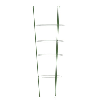 vidaXL Garden Plant Support Set of 5 Green