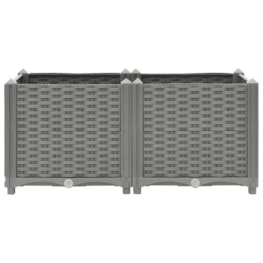 Raised Bed 80x40x38 cm Polypropylene