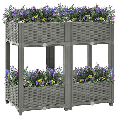 Raised Bed 80x40x71 cm Polypropylene