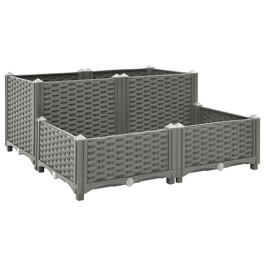 Raised Bed 80x80x38 cm Polypropylene