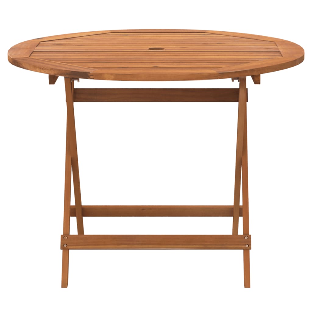 Garden Table | Natural Wood | Solid Acacia wood | Medium | Foldable