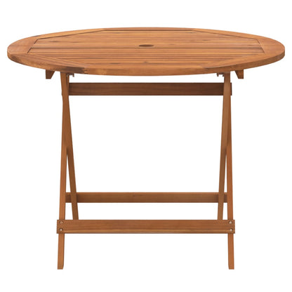 Garden Table | Natural Wood | Solid Acacia wood | Medium | Foldable