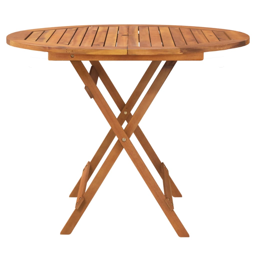 Garden Table | Natural Wood | Solid Acacia wood | Medium | Foldable