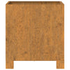 Planter with Legs Rusty 32x30x33 cm Corten Steel