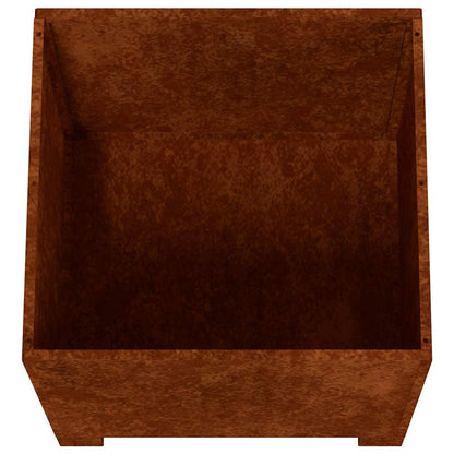 Planters with Legs 2 pcs Rusty 40x40x40 cm Corten Steel