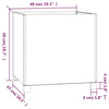 Planters with Legs 2 pcs Rusty 49x47x50 cm Corten Steel