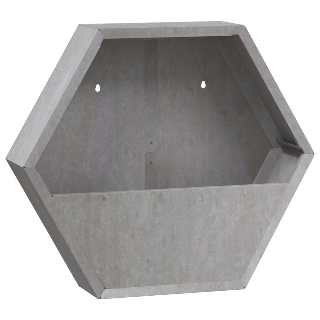 Wall Planter Set of 2 Rusty Corten Steel Medium
