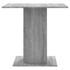 Dining Table Grey Sonoma 80x80x75 cm Engineered Wood