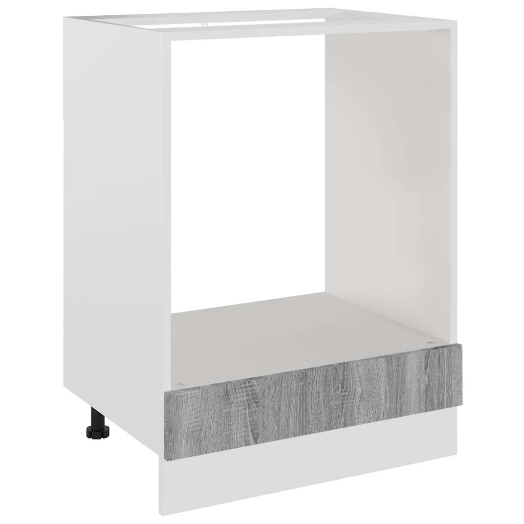 Oven Cabinet Lyon Grey Sonoma 60x46x81.5 cm Engineered Wood