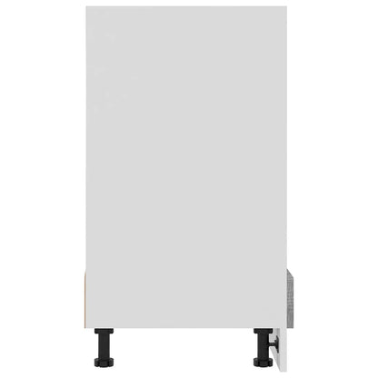 Oven Cabinet Lyon Grey Sonoma 60x46x81.5 cm Engineered Wood
