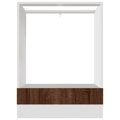 Oven Cabinet Lyon Brown Oak 60x46x81.5 cm Engineered Wood