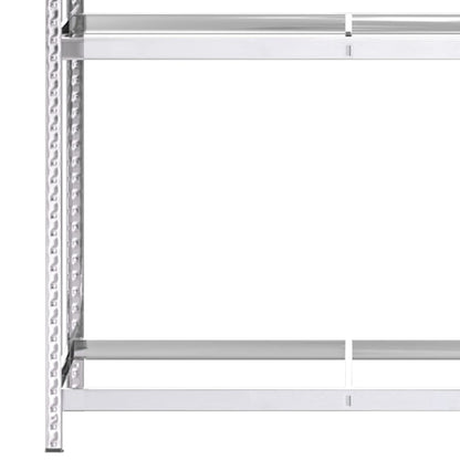 3-Layer Tire Racks 3 pcs Silver 110x40x200 cm Steel