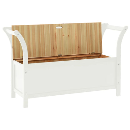Bench White Solid Fir Wood 42.1 x 17.7 x 29.7 in Bench