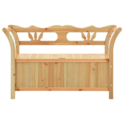 vidaXL Bench Brown Solid fir wood, engineered wood Medium Bench