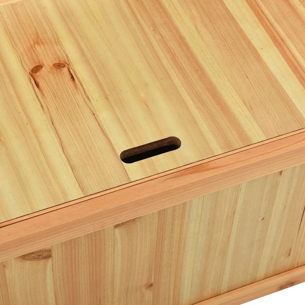 vidaXL Bench Brown Solid fir wood, engineered wood Medium Bench