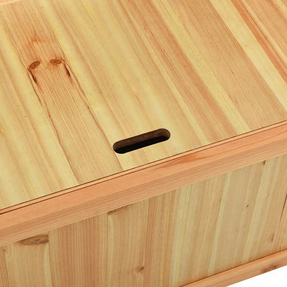 vidaXL Bench Brown Solid fir wood, engineered wood Medium Bench