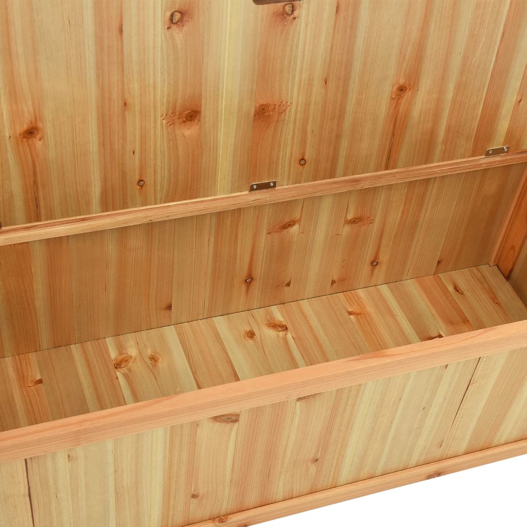 vidaXL Bench Brown Solid fir wood, engineered wood Medium Bench