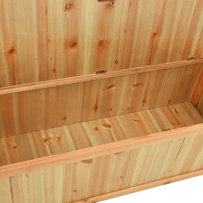 vidaXL Bench Brown Solid fir wood, engineered wood Medium Bench