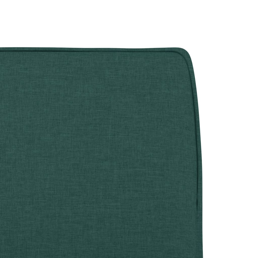 Lounge Chair Dark Green 52x75x76 cm Fabric