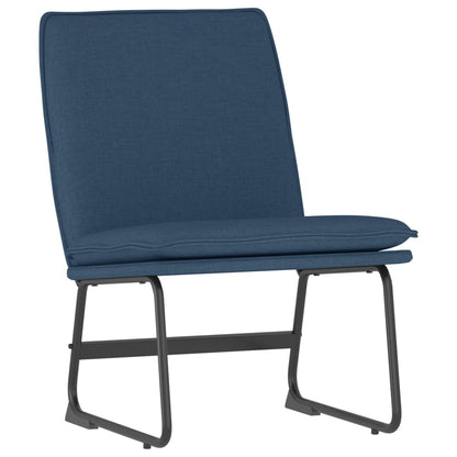 Lounge Chair Blue 52x75x76 cm Fabric