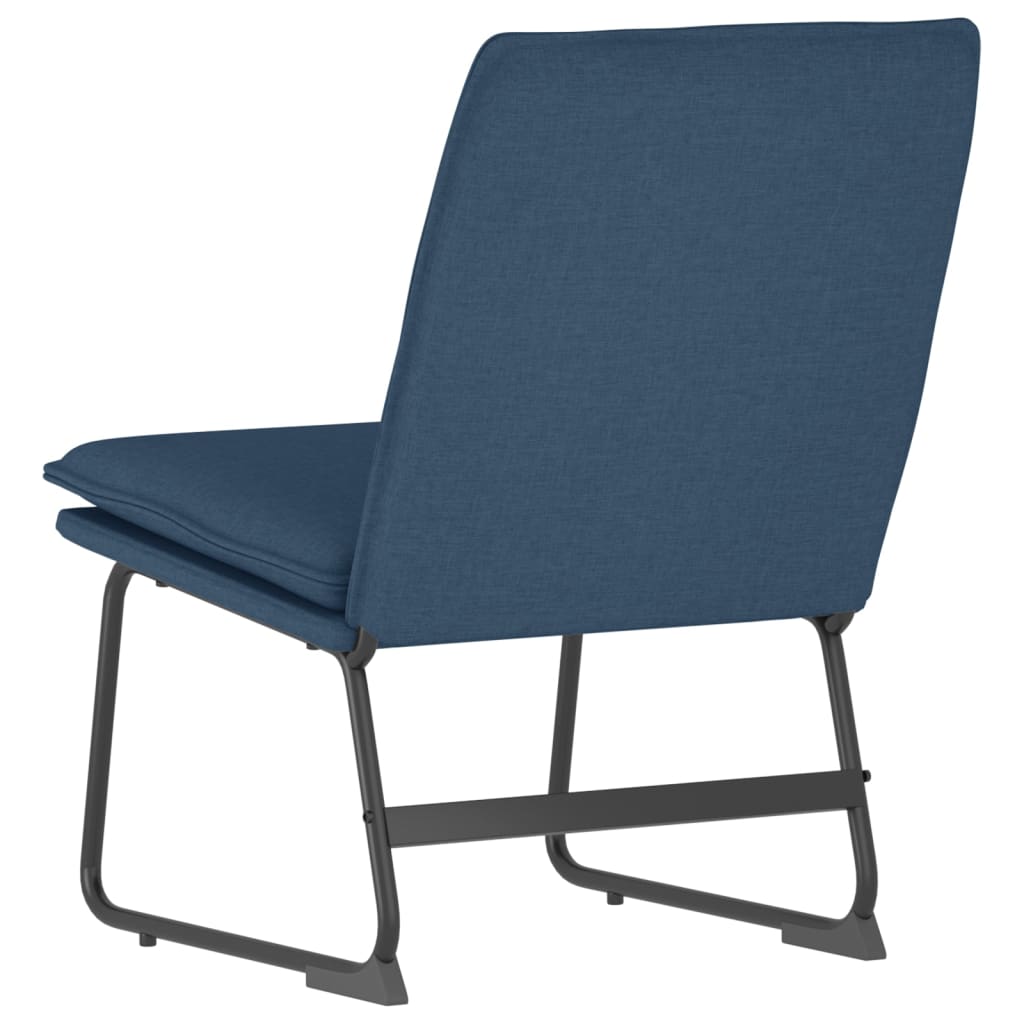 Lounge Chair Blue 52x75x76 cm Fabric