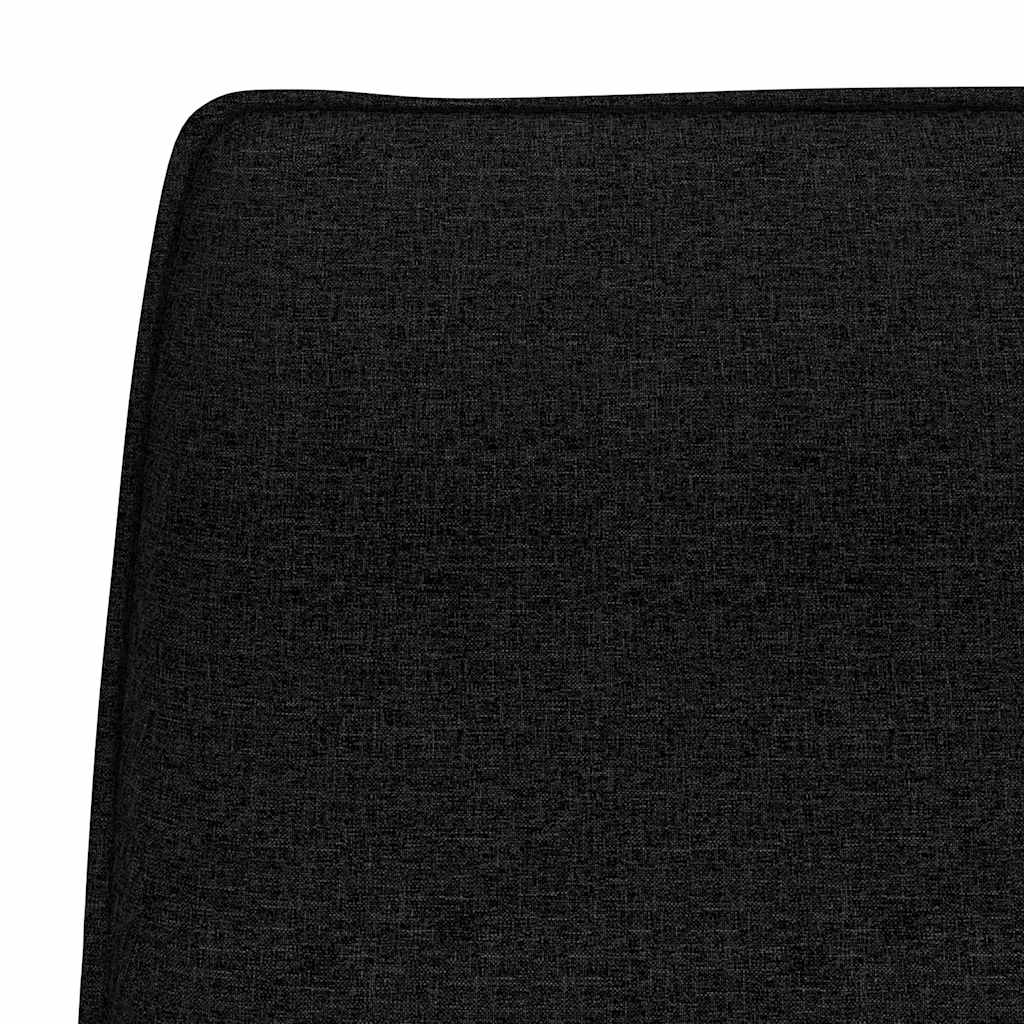 Bench Black 100x75x76 cm Fabric