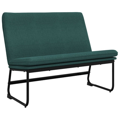 Bench Dark Green 100x75x76 cm Fabric