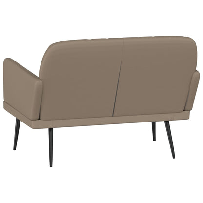 Bench Cappuccino 107x80x81 cm Faux Leather