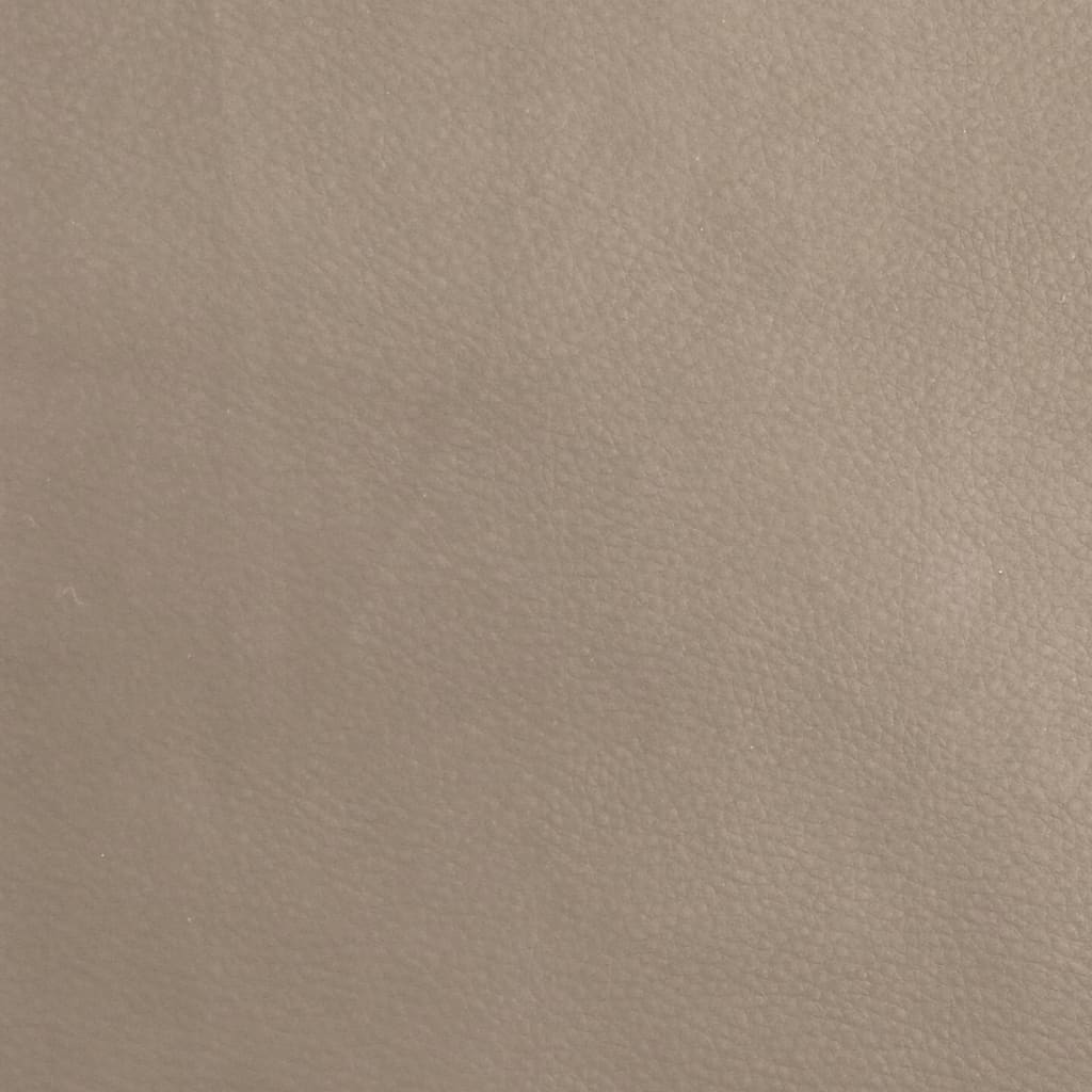 Bench Cappuccino 107x80x81 cm Faux Leather