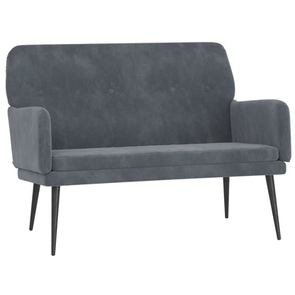 Bench Dark Gray 42.5"x31.1"x31.1" Velvet