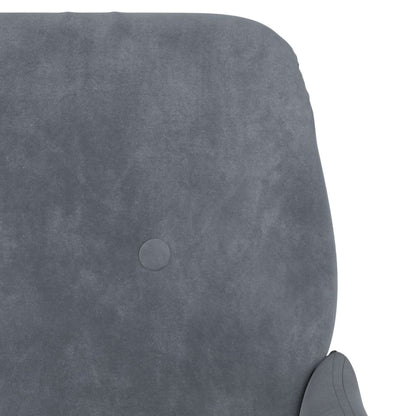 Bench Dark Gray 42.5"x31.1"x31.1" Velvet