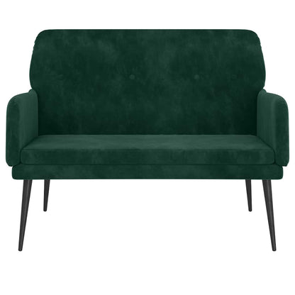 Bench Dark Green 42.5"x31.1"x31.1" Velvet