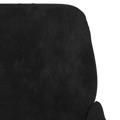 Bench Black 42.5"x31.1"x31.1" Velvet