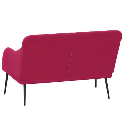 Bench Wine Red 110x76x80 cm Velvet