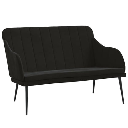 Bench Black 43.3"x29.9"x31.5" Velvet