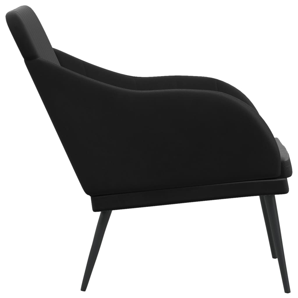 Bench Black 43.3"x29.9"x31.5" Velvet