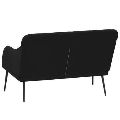 Bench Black 43.3"x29.9"x31.5" Velvet