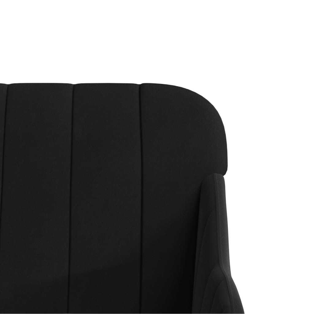 Bench Black 43.3"x29.9"x31.5" Velvet