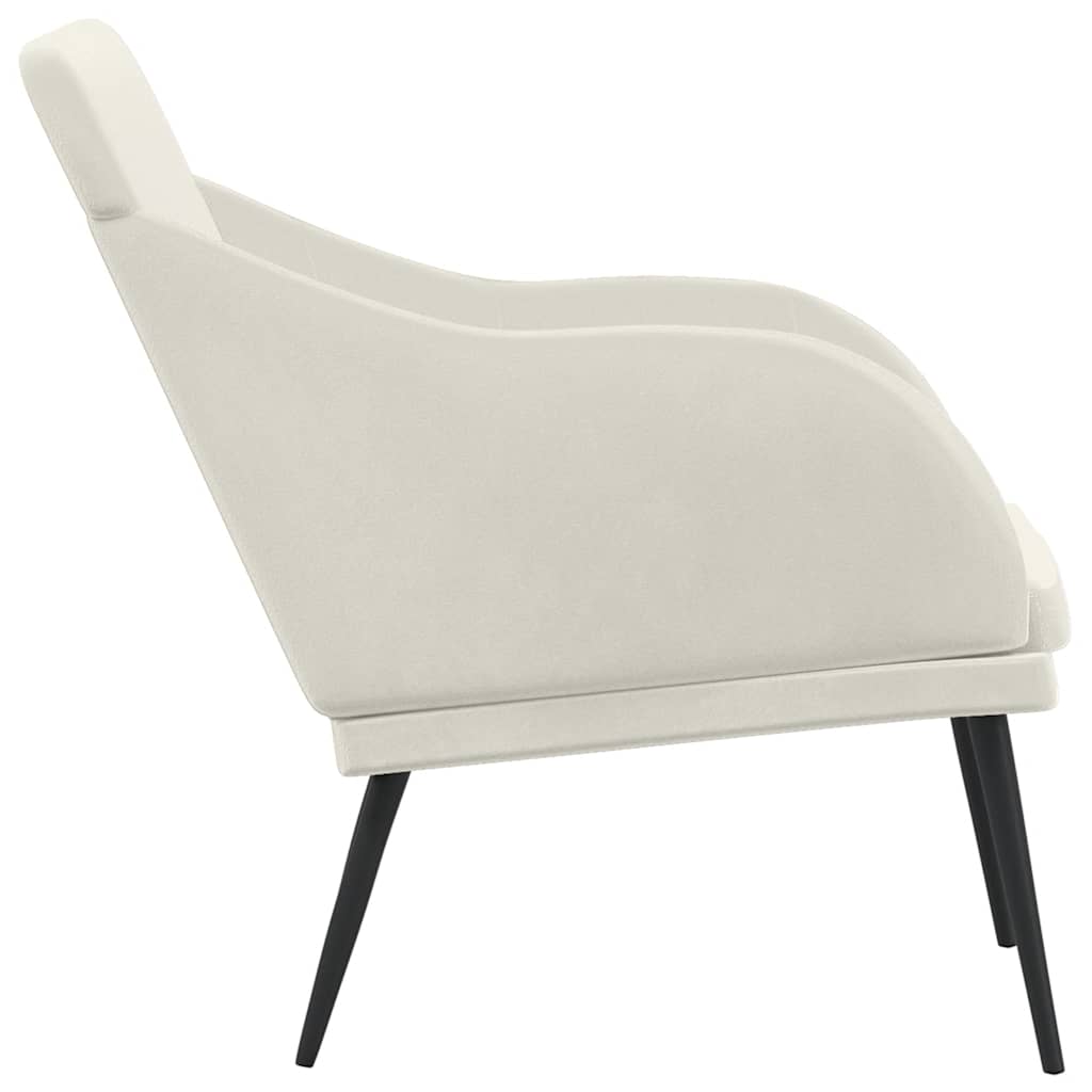 Bench Cream 110x76x80 cm Velvet