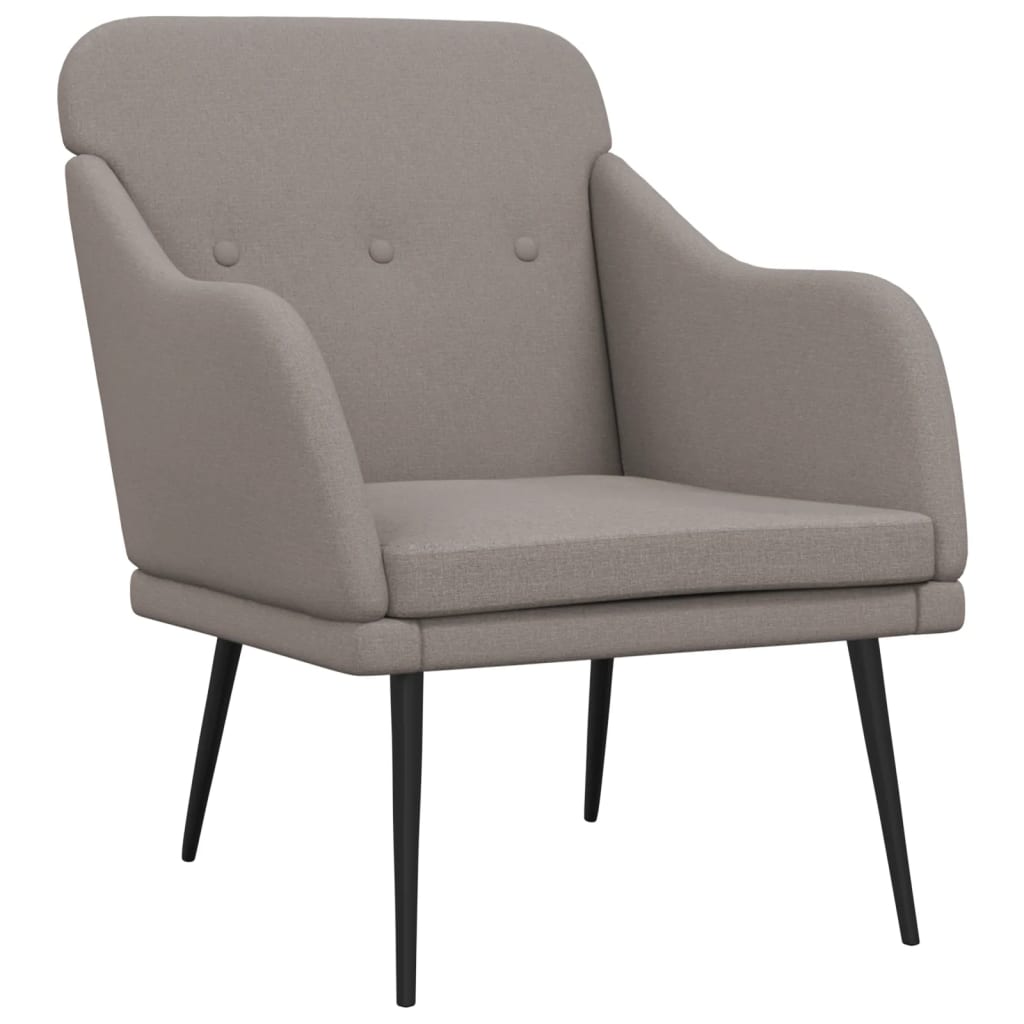 Armchair Taupe 63x76x80 cm Fabric