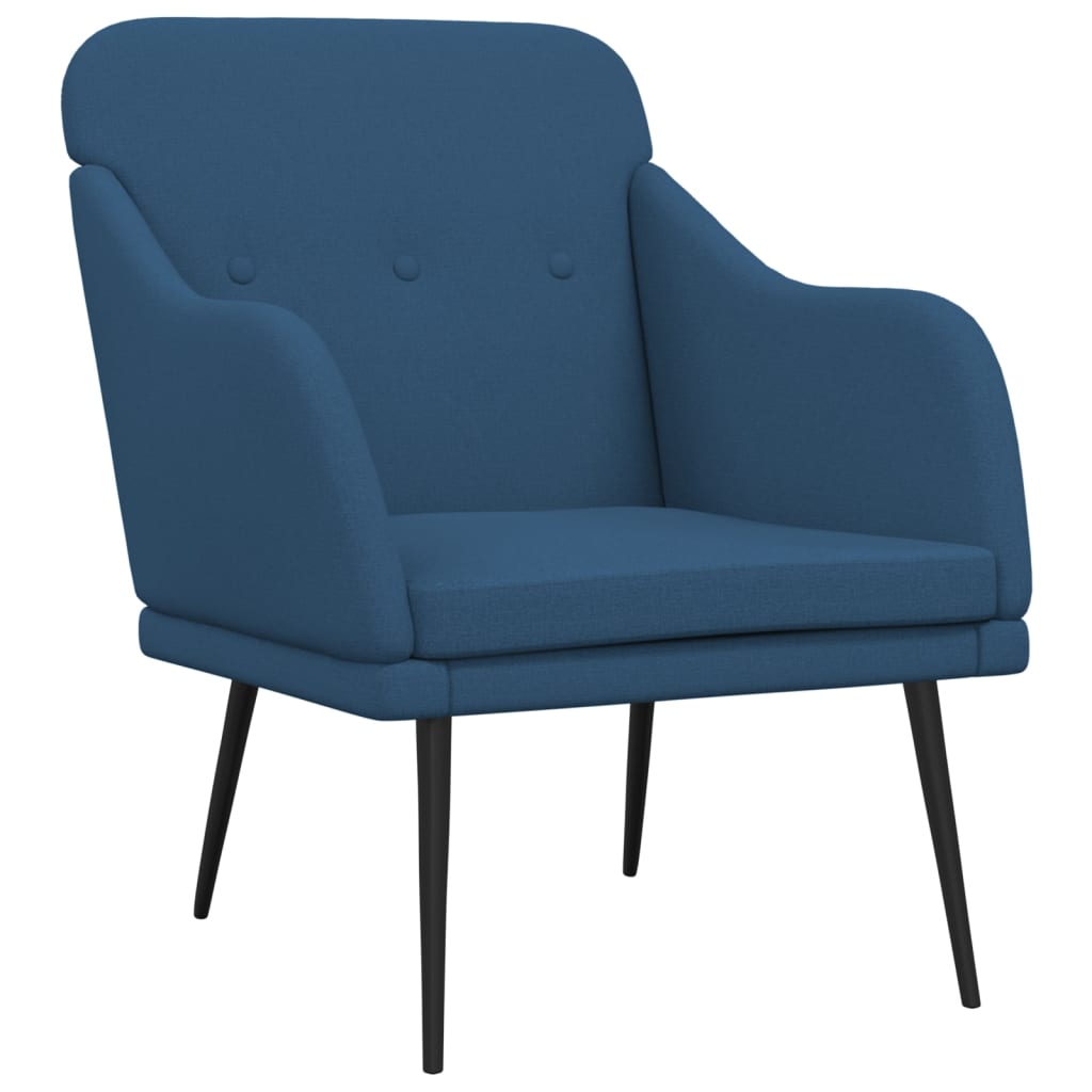 Armchair Blue 63x76x80 cm Fabric