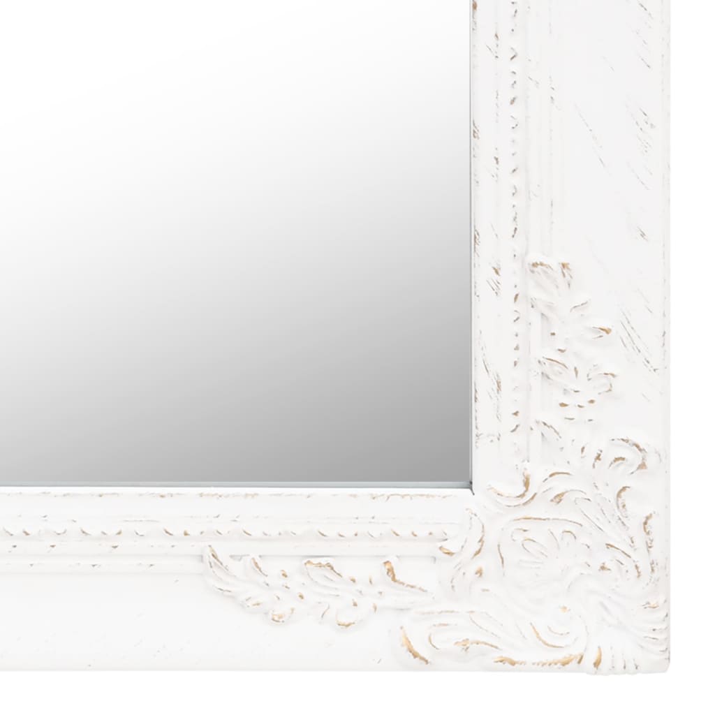 Free-Standing Mirror White 40x160 cm