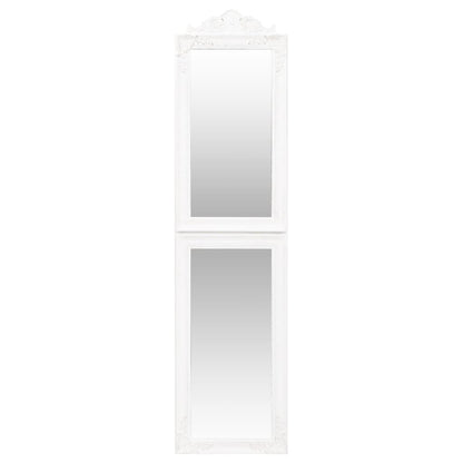 Free-Standing Mirror White 45x180 cm