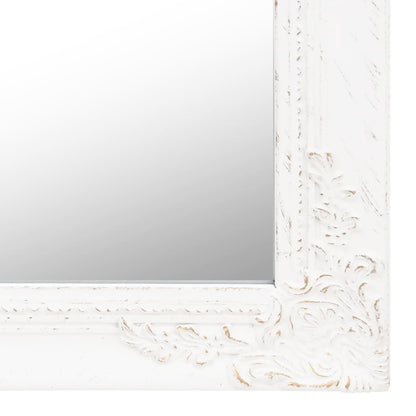 Free-Standing Mirror White 50x200 cm