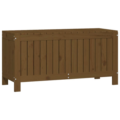 Garden Storage Box Honey Brown 108x42.5x54 cm Solid Wood Pine