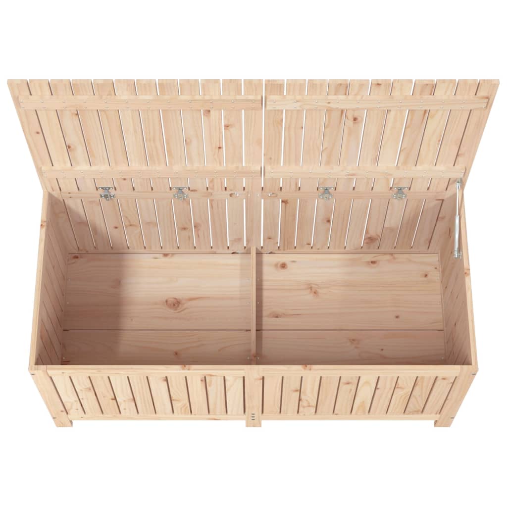 Garden Storage Box 147x68x64 cm Solid Wood Pine