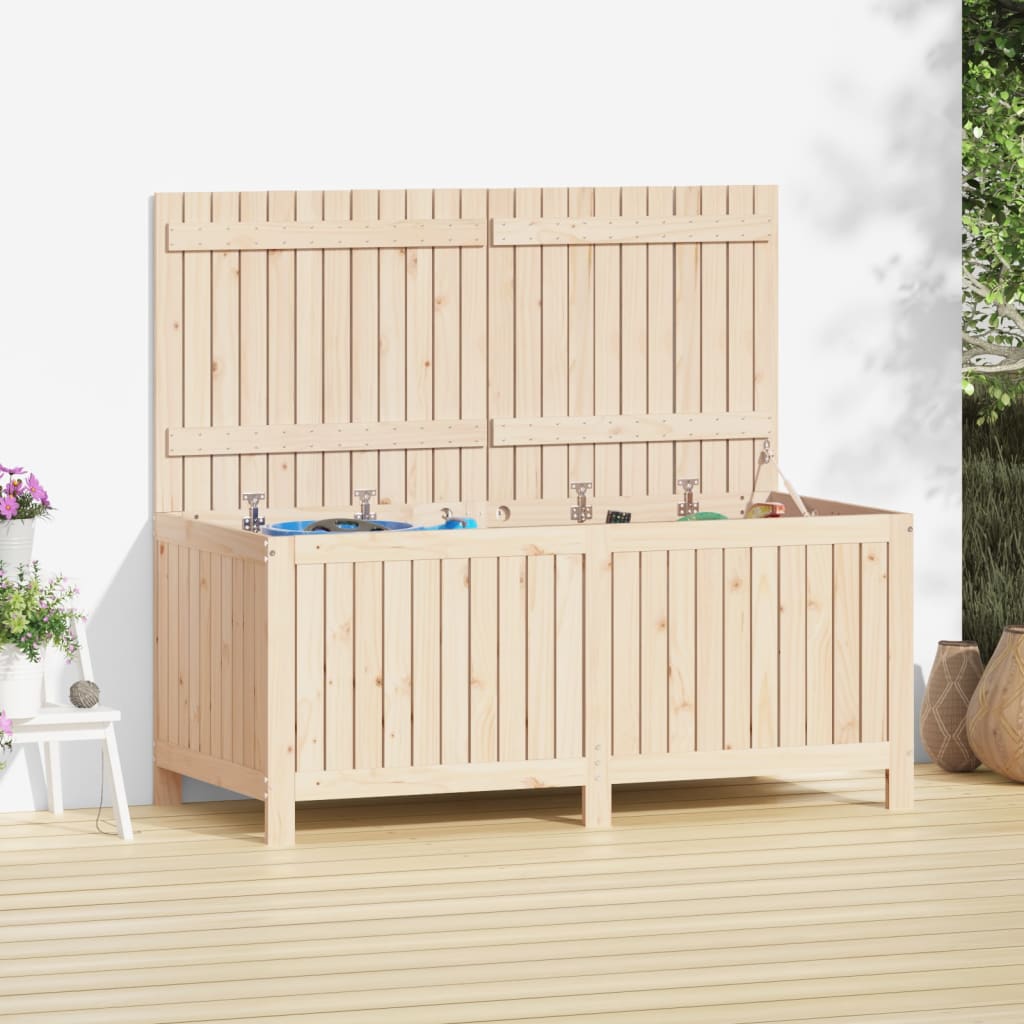 Garden Storage Box 147x68x64 cm Solid Wood Pine