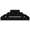 Planter Black 80x80x27 cm Solid Wood Pine